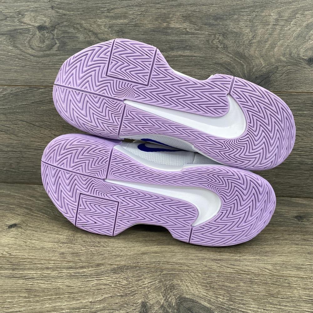 Nike Court GP Challenge Pro Tennis Shoes Womens 9.5 White Purple FB3146-101 - Picture 4 of 9